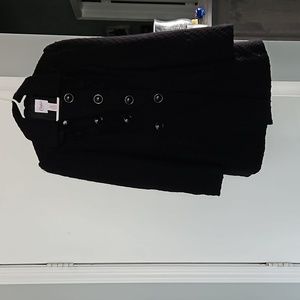 Candie's Black Double-Breasted Coat